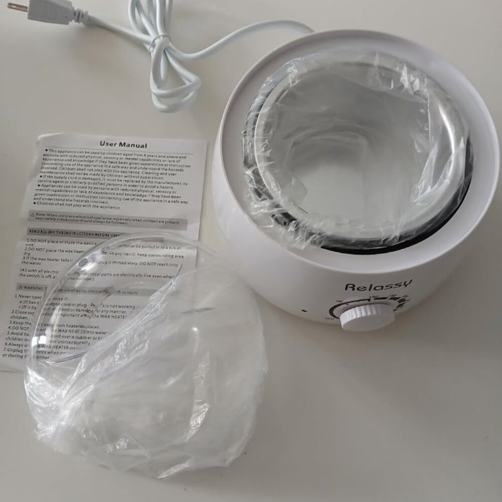 Relassy- Wax Warmer Machine at Home Waxing Kit - NEW - Picture 2 of 9